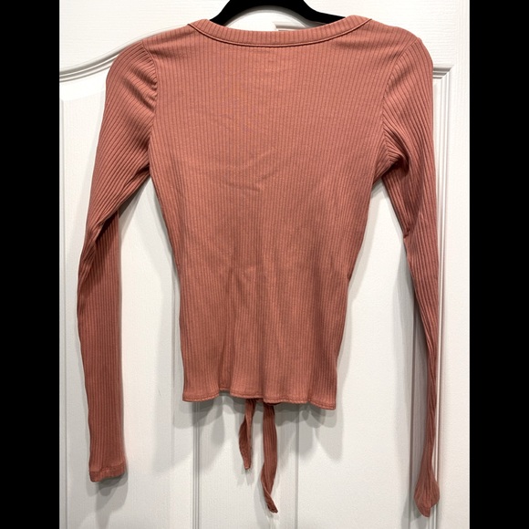 Tie Front Top - Picture 2 of 4